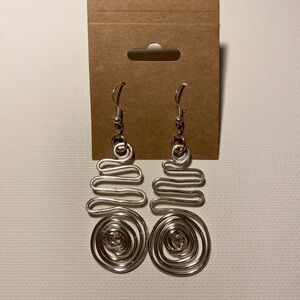Funky Handmade Wire Earrings
